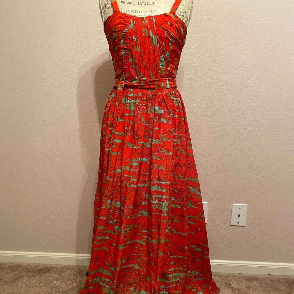 Twinkle by Wenlan Silk Maxi Dress